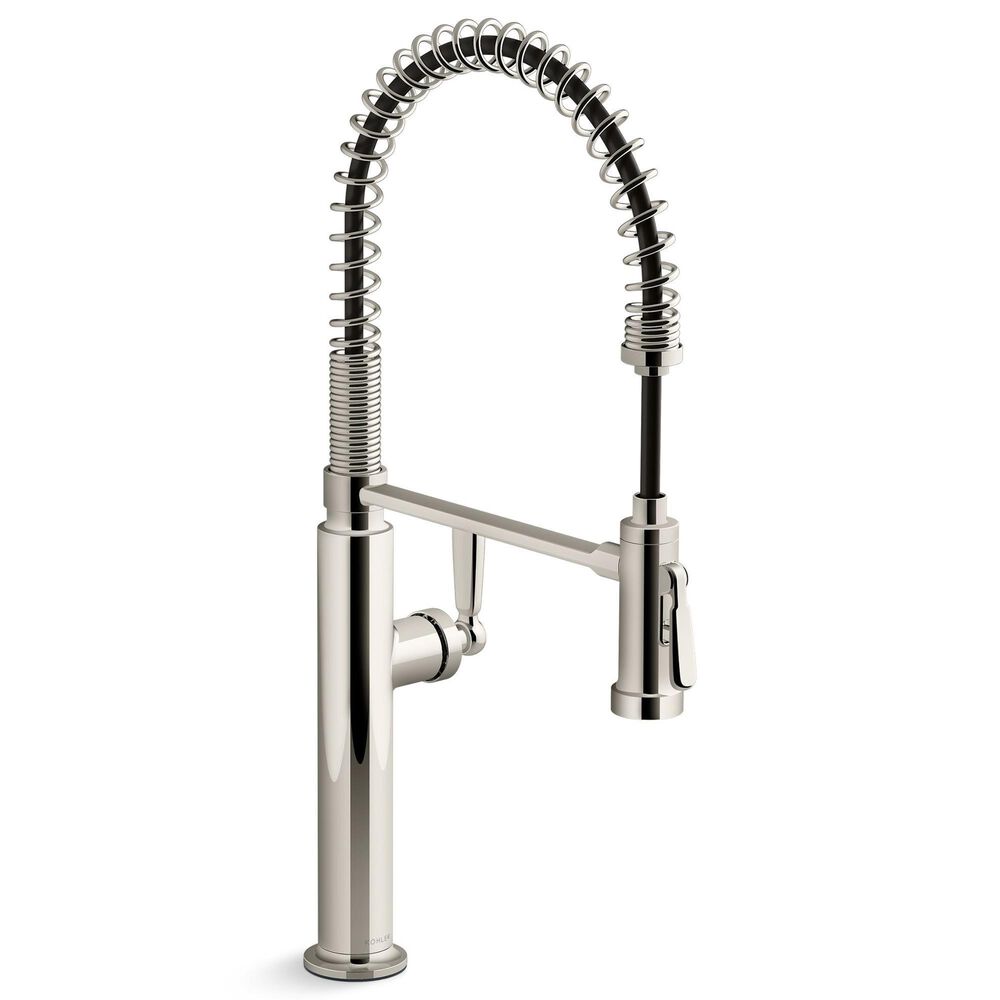 Kohler Edalyn Semi-Professional Kitchen Sink Faucet in Vibrant Polished Nickel, , large