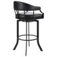 Blue River Pharaoh 26" Swivel Counter Stool in Black, , large