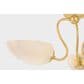 Mitzi Lighting Reva 3-Light Semi-Flush in Aged Brass, , large