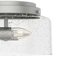 Hunter Hartland 2-Light Flush Mount in Matte Silver, , large