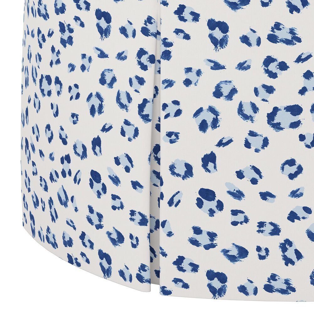 Skyline Furniture Ely Ottoman in Brush Cheetah Blue, , large