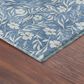 Dalyn Rug Company Soft Essentials Floral Denim 9" x 12" Indoor/Outdoor Area Rug, , large