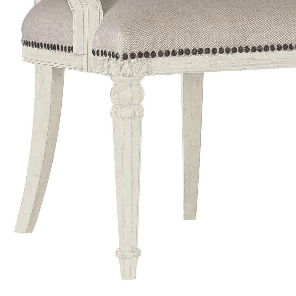 Hooker Furniture Traditions 38.25&quot; Arm Chair in Soft White &#40;Set of 2&#41;, , large
