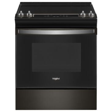 Whirlpool 4.8 Cu. Ft. Electric Range with Frozen Bake in Fingerprint Resistant Black Stainless Steel, , large
