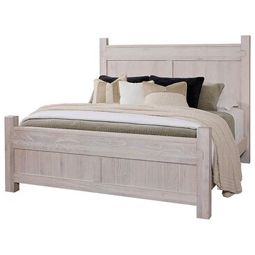 Viceray Collections Joinery King Poster Bed in White Washed Oak, , large
