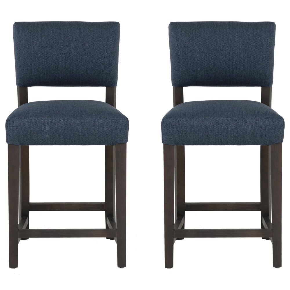 Linon Home Decor Koda Counter Stool in Rich Brown (Set of 2), , large