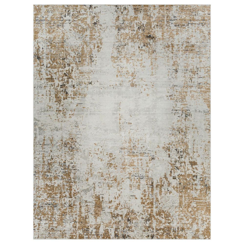 Surya Alpine 7"10" x 10"2" Ivory, Tan, Gray, Light Gray, Off-White and Charcoal Area Rug, , large