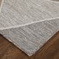 Feizy Kimball Gray, Black and Brown 3"6" x 5"6" Area Rug, , large