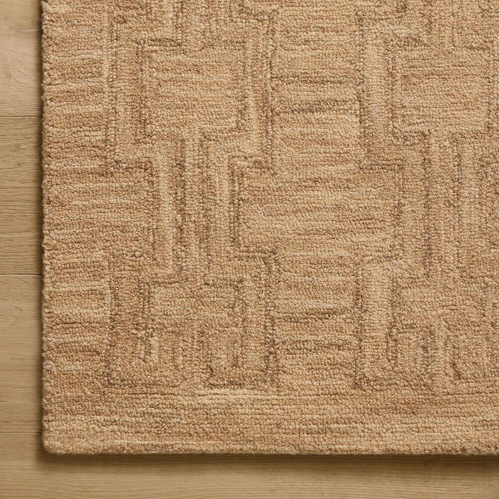 Jeremiah Brent x Loloi Barrow Camel and Brown 2&#39; x 5&#39; Runner, , large