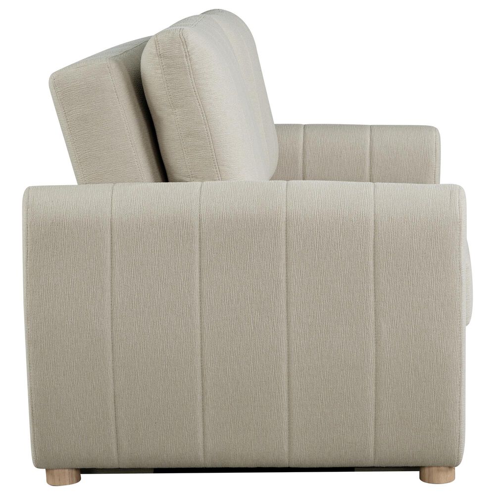 Lifestyle Solutions Galloway Convertible Loveseat in Beige, , large