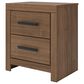 Ashley Broachmyn King Bed with Two Nightstands in Warm Auburn, , large