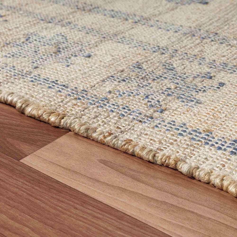 L&amp;R Resources Willow Oriental Blue 7&#39;9&quot; x 9&#39;9&quot; Area Rug, , large