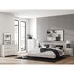 Ashley Zuraleus 4-Piece California King Upholstered Platform Bedroom Set in Matte White, , large