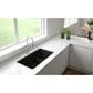 Blanco Precis Reversible 1-3/4 Double Sink with Low Divide in Coal Black, , large