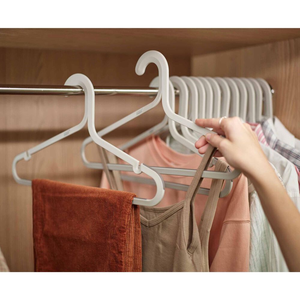 Joseph Joseph Orderly Anti-Tangle Clothes Hangers in Ecru (Set of 5), , large