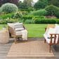 Nourison Positano POS03 Jute and Ivory 8" x 10" Indoor/Outdoor Area Rug, , large