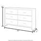 Riva Ridge Modern Loft 9 Drawer Chesser in Brownstone, , large