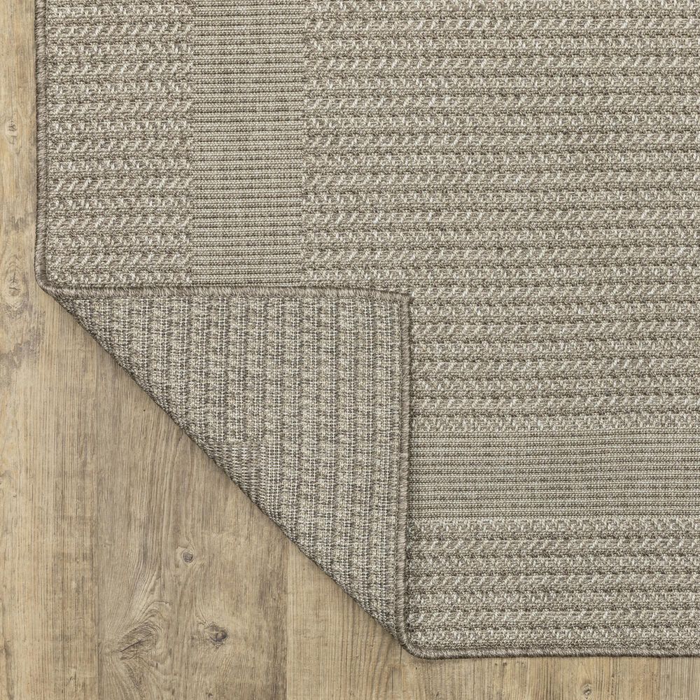 Oriental Weavers Caicos CA05A 1&#39;10&quot; x 7&#39;6&quot; Grey Runner, , large
