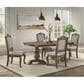Mayberry Hill Madison Traditional Double Pedestal Dining Table in Walnut, , large