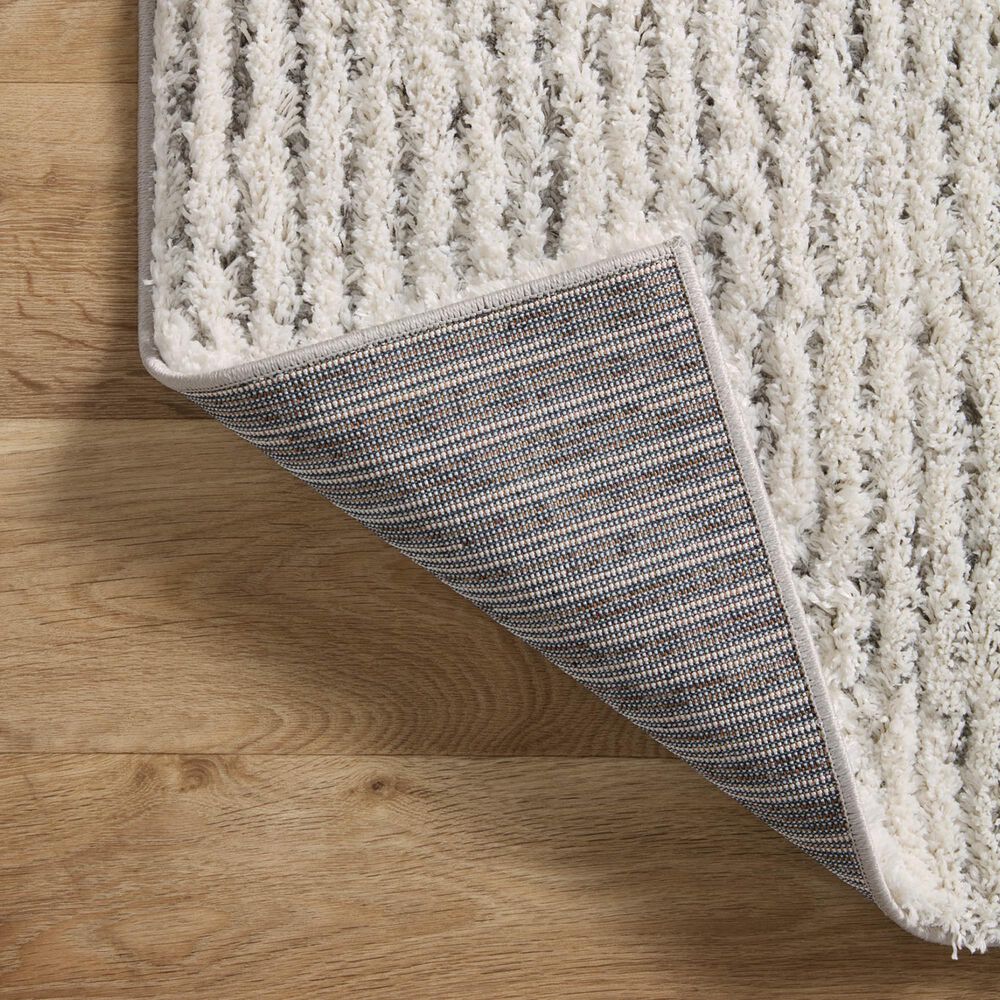 Loloi Levitt Shag 2&#39;3&quot; x 4&#39; Ivory and Grey Area Rug, , large