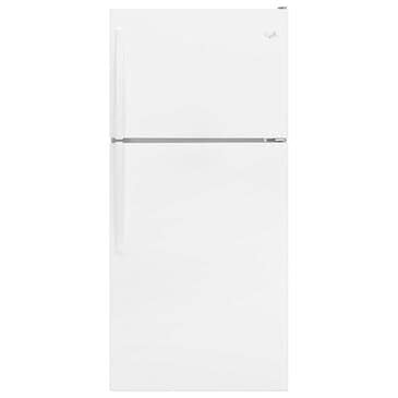Whirlpool 18 Cu. Ft. Top Freezer Refrigerator with Flexi Slide Bin in White, , large