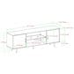 Walker Edison Nora 70" TV Stand in Graphite, , large