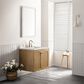 James Martin Vanities Laurent 30" Single Bathroom Vanity in Light Natural Oak with 3 cm Lime Delight Quartz Top and Rectangular Sink, , large