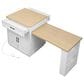 HOMLUX 83" Kitchen Island in White, , large