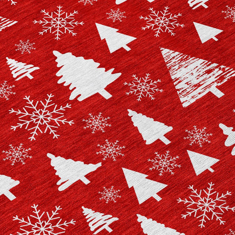 Dalyn Rug Company Wonderland WN23 5&#39; x 7&#39;6&quot; Red Indoor/Outdoor Area Rug, , large