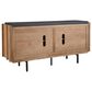 Ashley Quintavious Accent Cabinet in Light Brown, Charcoal Gray and Black, , large
