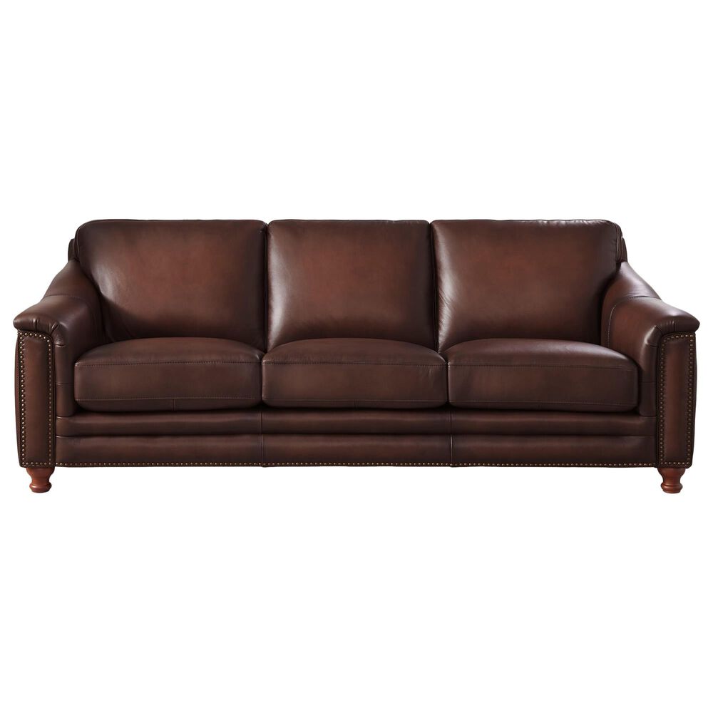 Hydeline Belfast 4-Piece Stationary Living Room Set in Caramel Brown, , large