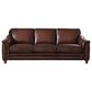 Hydeline Belfast 4-Piece Stationary Living Room Set in Caramel Brown, , large
