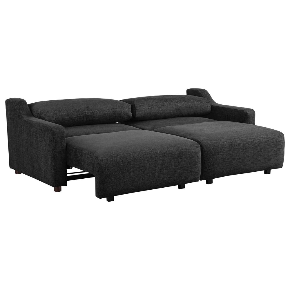 Lifestyle Solutions Glenmont Convertible Sofa in Black, , large