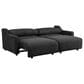 Lifestyle Solutions Glenmont Convertible Sofa in Black, , large