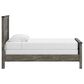 Ashley Frandern 4-Piece Twin Panel Bedroom Set in Rustic Warm Gray, , large