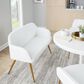 Lumisource Daniella Upholstered Bench in Gold, , large
