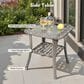 HOMLUX 10-Piece Outdoor Patio Wicker Sectional Furniture Set in Orange Red, , large