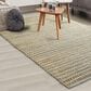 L&R Resources Natural Fiber Geometric 9" x 12" Gray Area Rug, , large