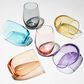 True Brands Stemless Wine Glasses in Multicolor (Set of 6), , large