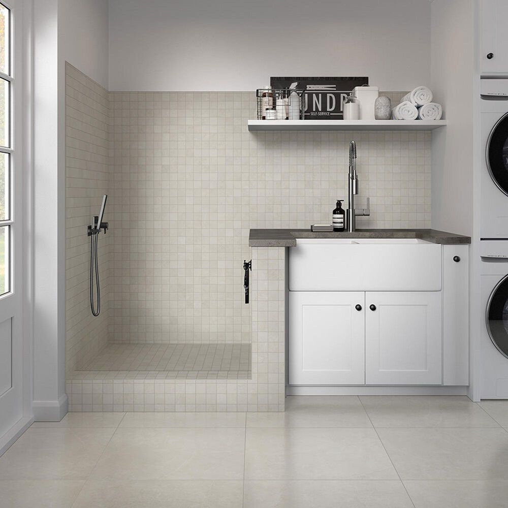 Distributer Sterlina II Silver 24&quot; x 24&quot; Polished Porcelain Tile, , large