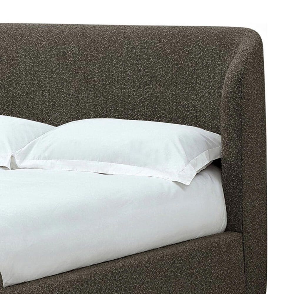 Urban Home Kiki Upholstered Platform Bed in Pumpernickel Boucle (2026), , large