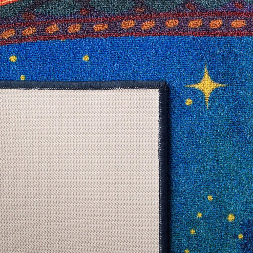 Safavieh Disney Aladdin and Jasmine 5&#39; x 7&#39; Blue and Green Kids Rug, , large