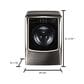 LG 5.8 Cu Ft. Mega Capacity Washer in Black Stainless Steel, , large