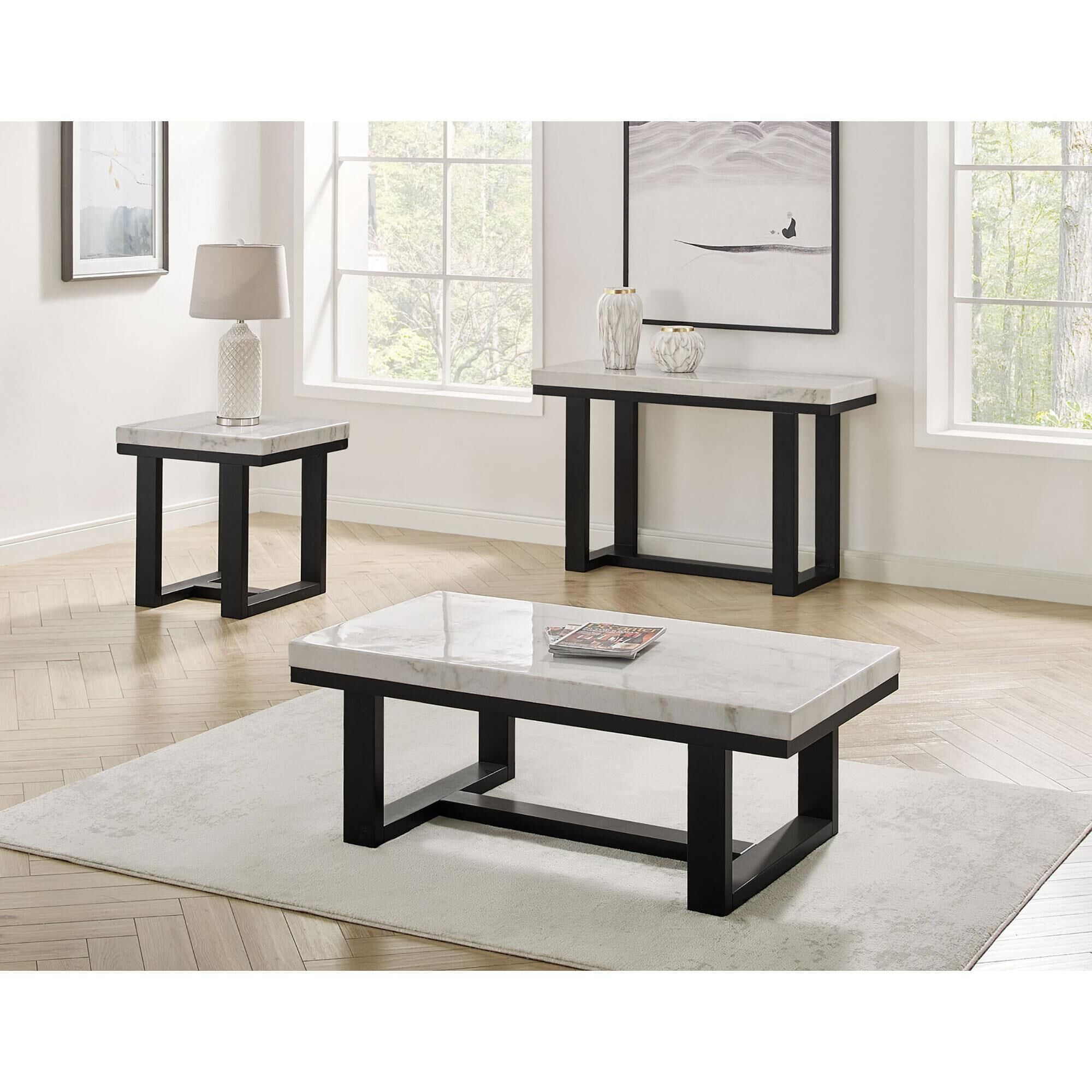White and sales espresso coffee table
