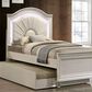 Furniture of America Allie 4-Piece Twin Bedroom Set in Pearl White, , large