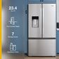 Whirlpool 23.4 Cu. Ft. 3-Door Depth French Door Refrigerator in Fingerprint Resistant Stainless Steel, , large