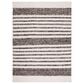 Safavieh Natura NAT329Z 9" x 12" Black and Ivory Area Rug, , large