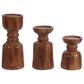 Safavieh Rona Candle Holder in Brown (Set of 3), , large