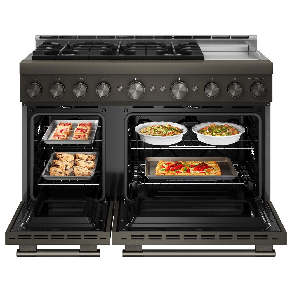 Whirlpool 6.3 Cu. Ft. Freestanding Gas Range with 6 Sealed Burners in Black Ore, , large