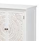 Baxton Studio Yelena 2-Door Storage Cabinet in White, , large